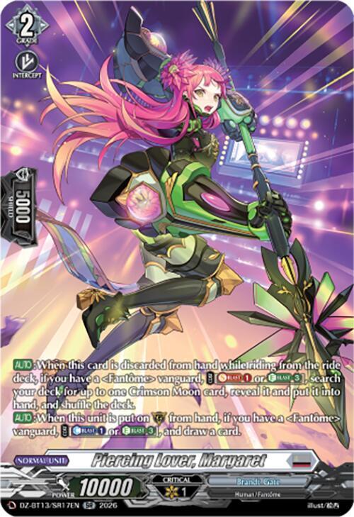 Piercing Lover, Margaret (SR) - DZ-BT13: Parallactic Clash