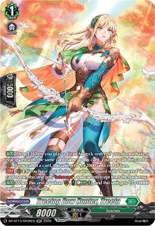 Treetop✳︎ Treetop Bow Hunter, Treeta (SR) - DZ-BT13: Parallactic Clash