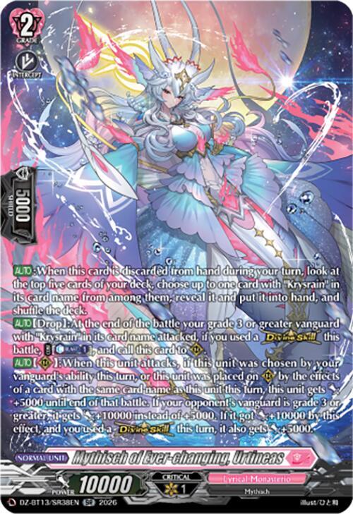 Mythisch of Ever-changing, Urtineas (SR) - DZ-BT13: Parallactic