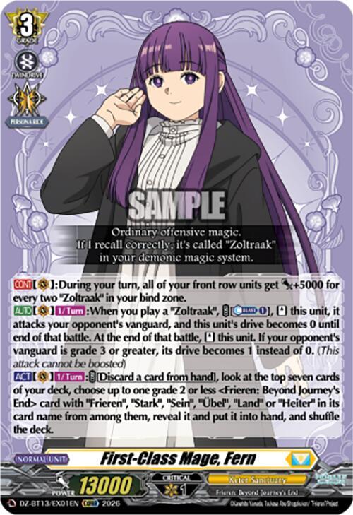 First-Class Mage, Fern - DZ-BT13: Parallactic Clash - Cardfight