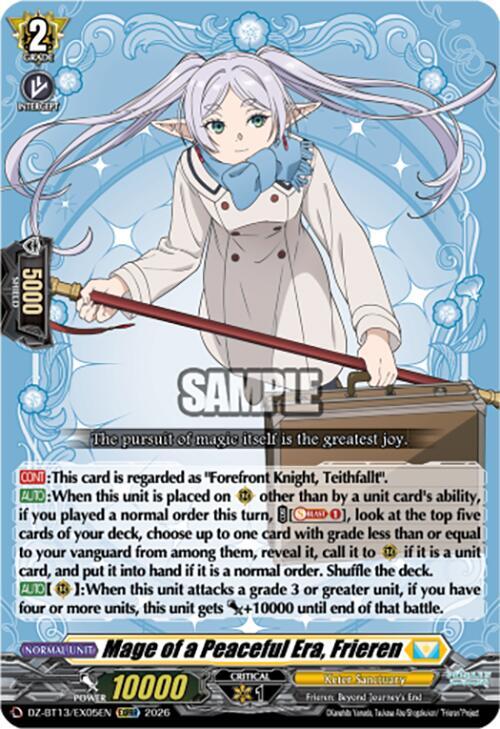 Mage of a Peaceful Era, Frieren - DZ-BT13: Parallactic Clash