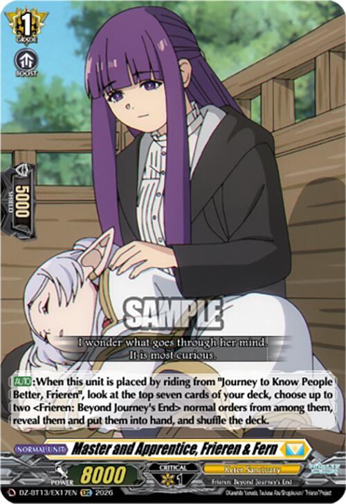 Master and Apprentice, Frieren & Fern - DZ-BT13: Parallactic Clash