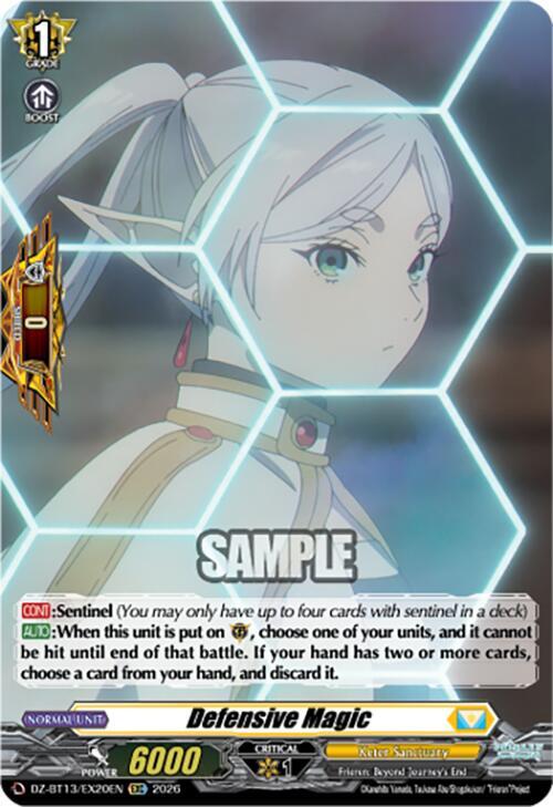 Defensive Magic - DZ-BT13: Parallactic Clash - Cardfight Vanguard