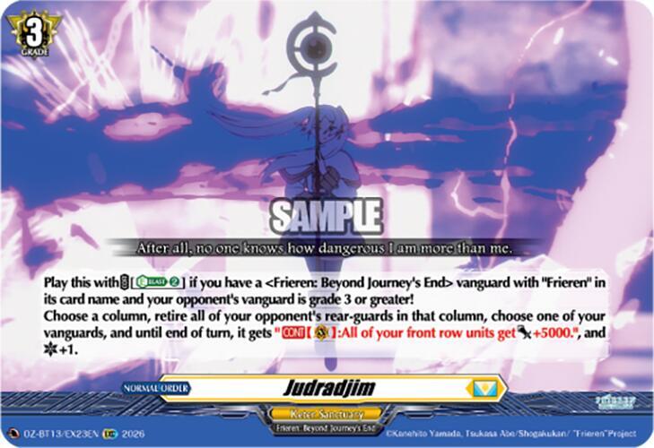 Judradjim - DZ-BT13: Parallactic Clash - Cardfight Vanguard