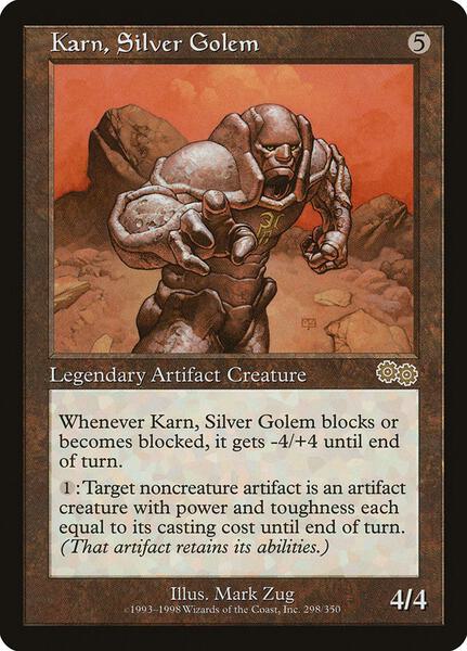 A56 銀のゴーレム、カーン　Karn, Silver Golem FOIL A56 銀のゴーレム、カーン Karn, Silver Golem FOIL MTG✨KARN
