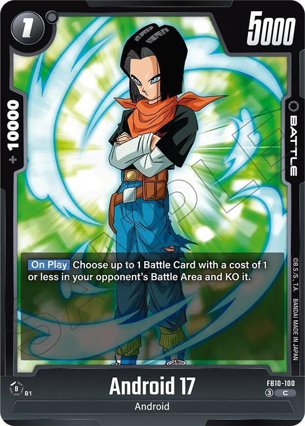Android 17 - FB10-100 - Cross Force - Dragon Ball Super: Fusion