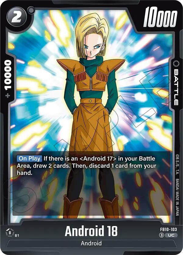 Android 18 - FB10-103 - Cross Force - Dragon Ball Super: Fusion