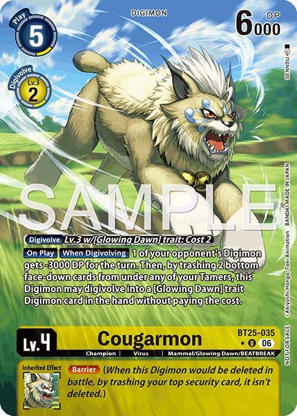 Cougarmon (Full Art) - Dual Revolution - Digimon Card Game