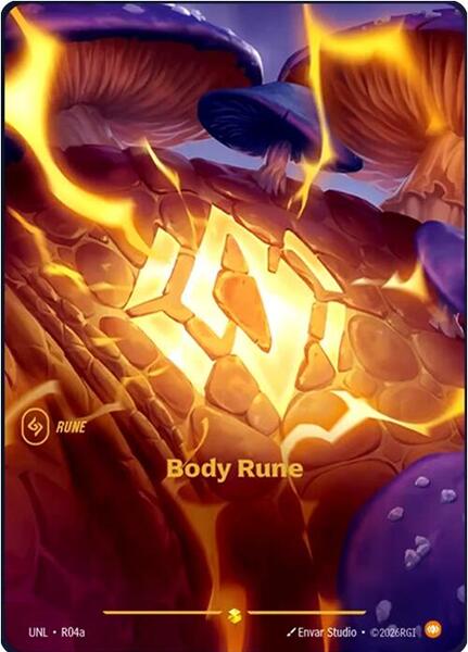 Body Rune (R04a) - Unleashed - Riftbound: League of Legends Trading ...