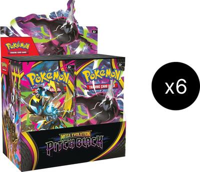 Pitch Black Booster Box Case Pokemon Product