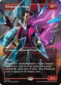 Stingcaster Mage (Borderless) - Magic: The Gathering Reality Fracture trading card
