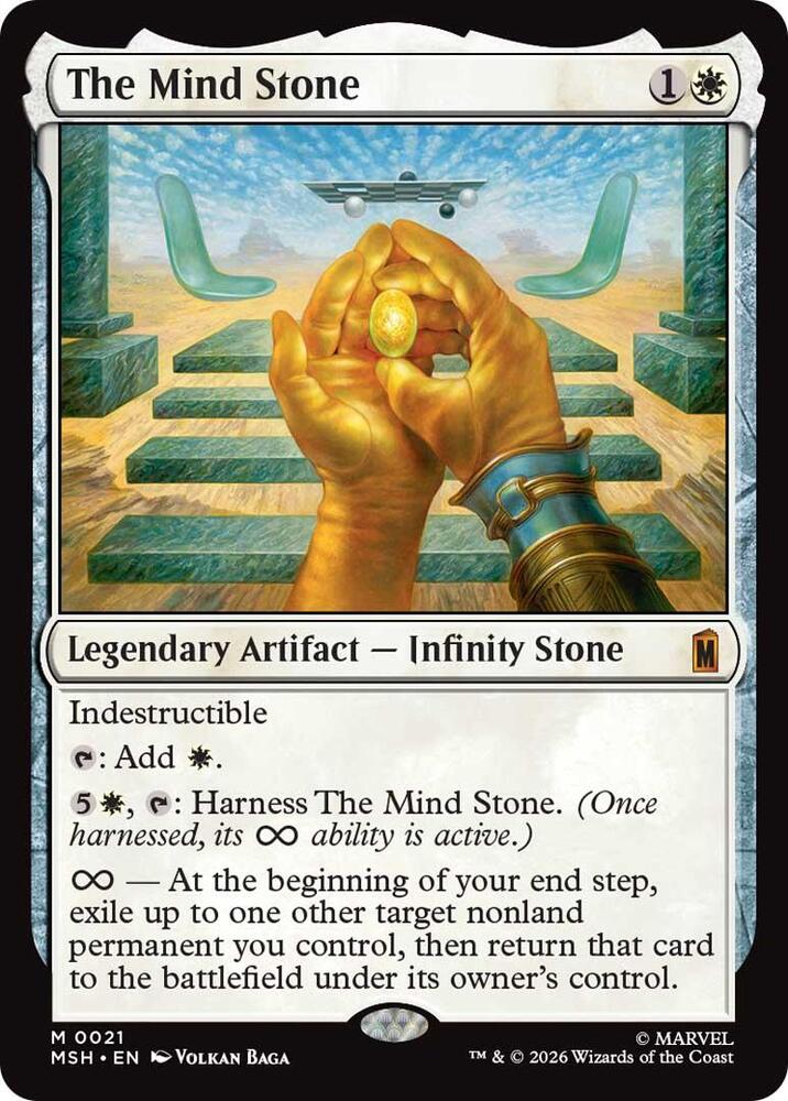The Mind Stone - Marvel Super Heroes - Magic: The Gathering