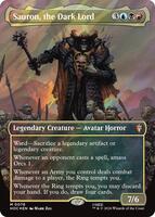 Sauron, the Dark Lord (Borderless) (Surge Foil) - The Hobbit