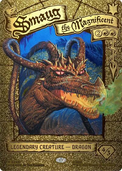 Smaug the Magnificent (Borderless) Magic Card