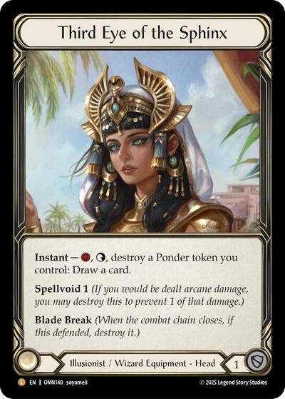 Third Eye of the Sphinx Omens of the Third Age card price