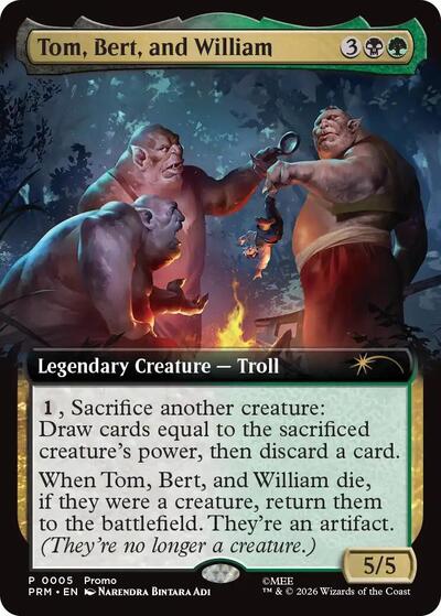 Tom Bert and William Extended Art