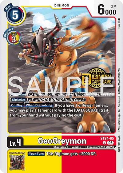 GeoGreymon (Welcome Tamers Pack Vol.2) card