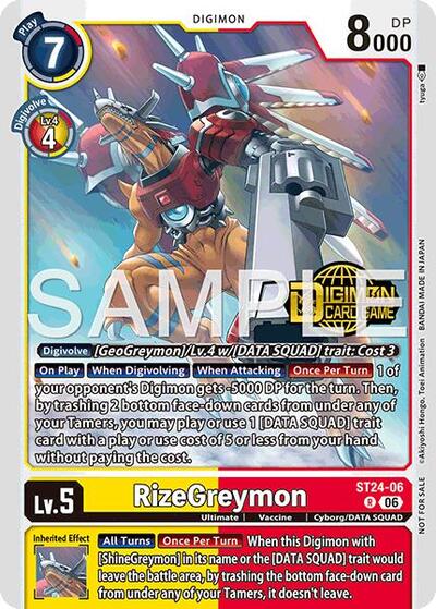 RizeGreymon (Welcome Tamers Pack Vol.2) card
