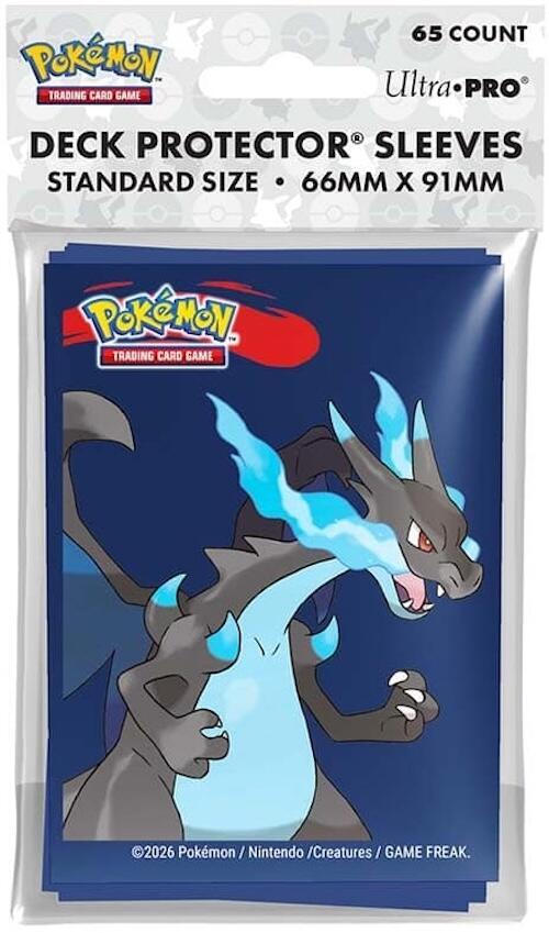 Pokemon Mega Charizard X Standard Deck Protector (65-Pack) - Ultra Pro Card Sleeves - Card Sleeves - TCGplayer.com Pokemon Mega Charizard X Standard Deck Protector (65-Pack) - Ultra Pro Card Sleeves - Card Sleeves - TCGplayer.com