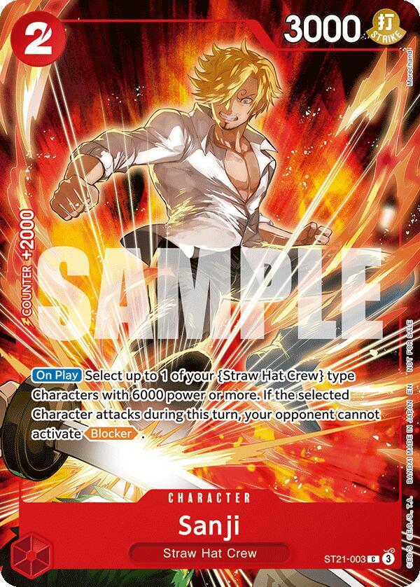 Sanji (Welcome Pack 2026 Vol.1) - One Piece Promotion Cards - One