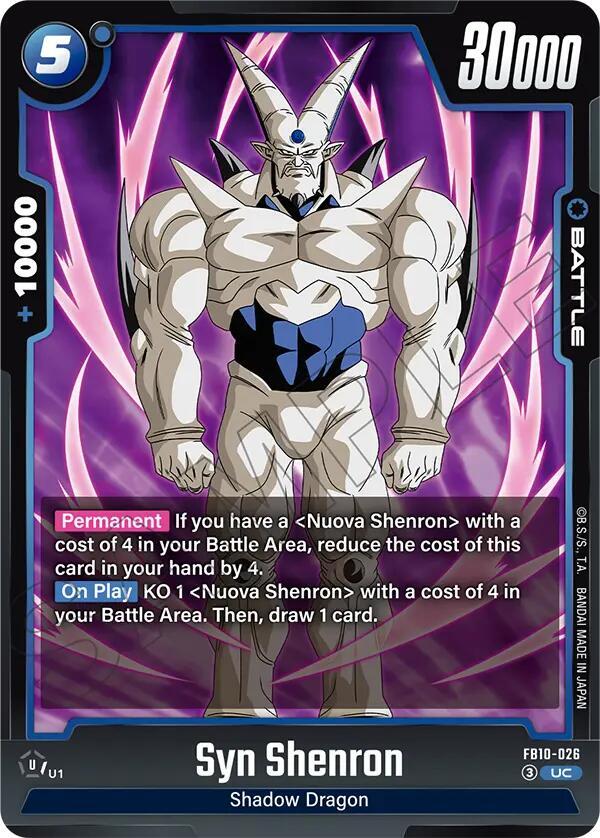 Syn Shenron - Cross Force - Dragon Ball Super: Fusion World