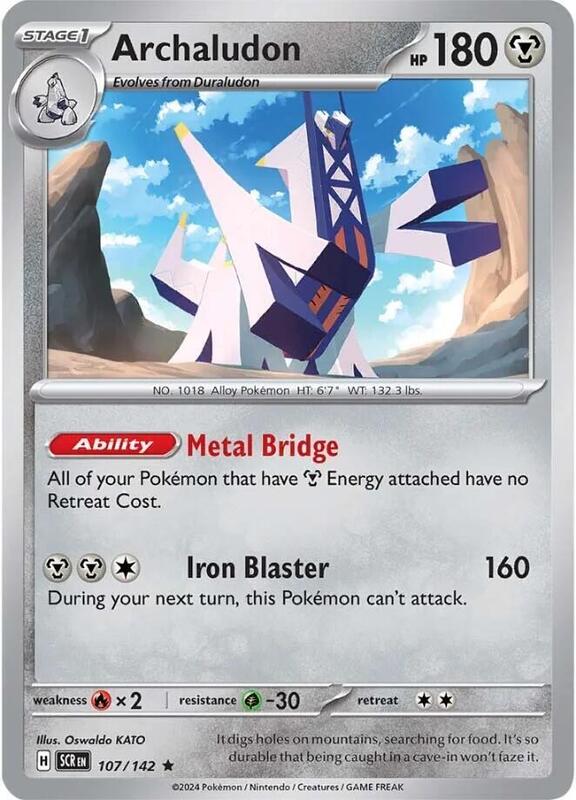 Archaludon - 107/142 (Non-Holo) 107/142 from Deck Exclusives