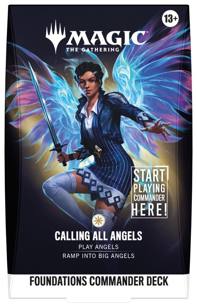 mtg angel commander deck precon MTG Commander Angel Deck EDH Deck Giada, Font of Hope 100 Magic Cards –  Moonveil Games main image 1