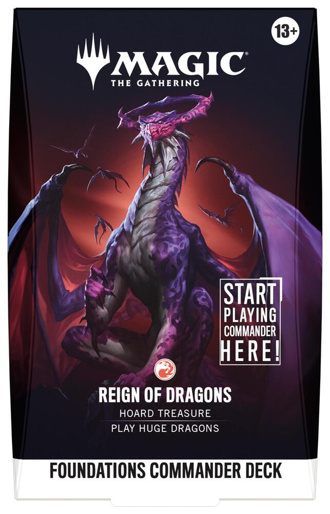 Foundations Commander Deck - Reign of Dragons - Commander: Foundations - Magic:  The Gathering - TCGplayer.com