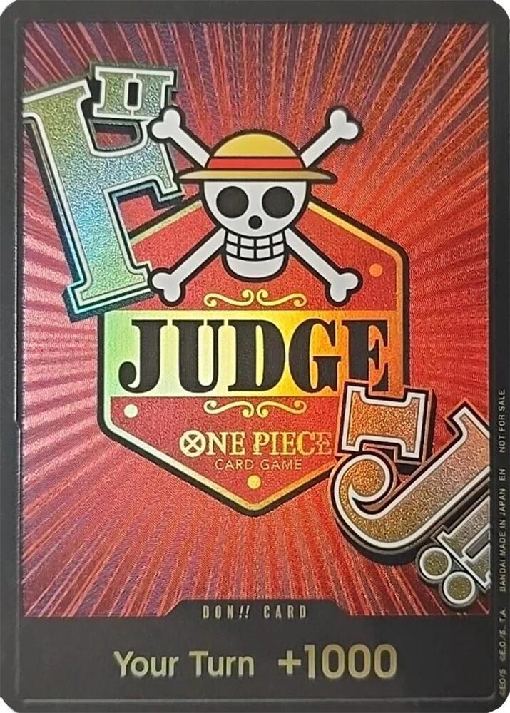 ドンカード　ジャッジプロモ　2枚セット DON card JUDGE PROMO DON!! Card (Judge Promo) - One Piece Promotion Cards - One Piece