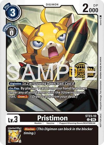 Pristimon (Welcome Tamers Pack Vol.2) Starter Deck 23: Beatbreak Release Event Cards card price