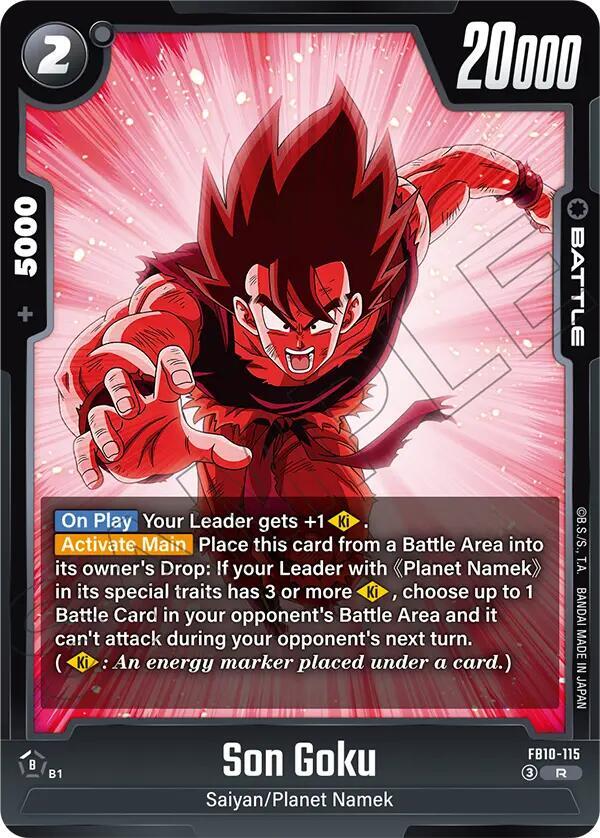 Son Goku - FB10-115 - Cross Force - Dragon Ball Super: Fusion