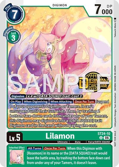 Lilamon (Welcome Tamers Pack Vol.2) card