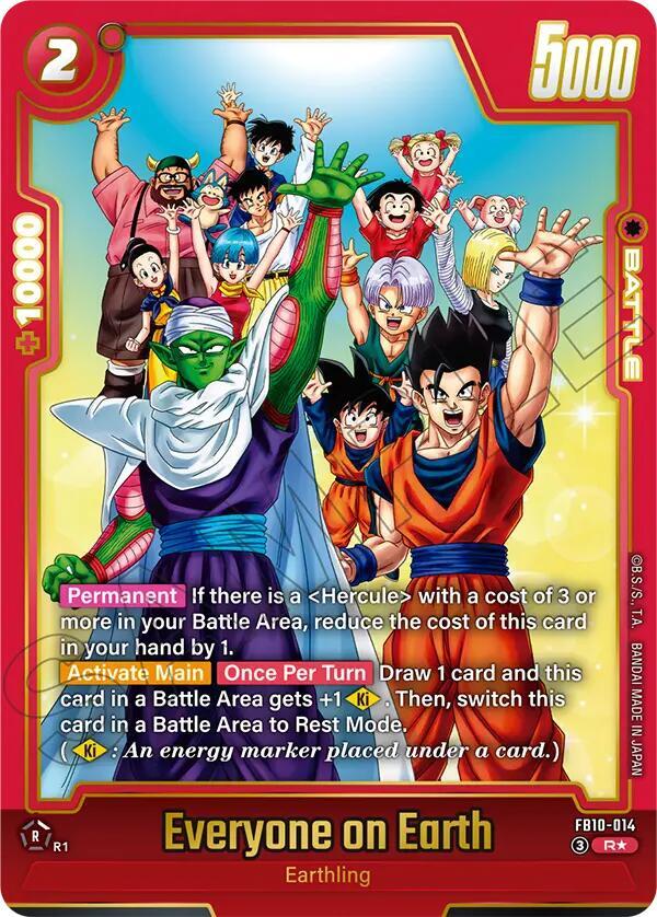 Everyone on Earth (Alternate Art) - Cross Force - Dragon Ball