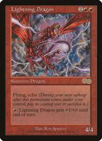 Lightning Dragon - Urza's Saga - Magic: The Gathering