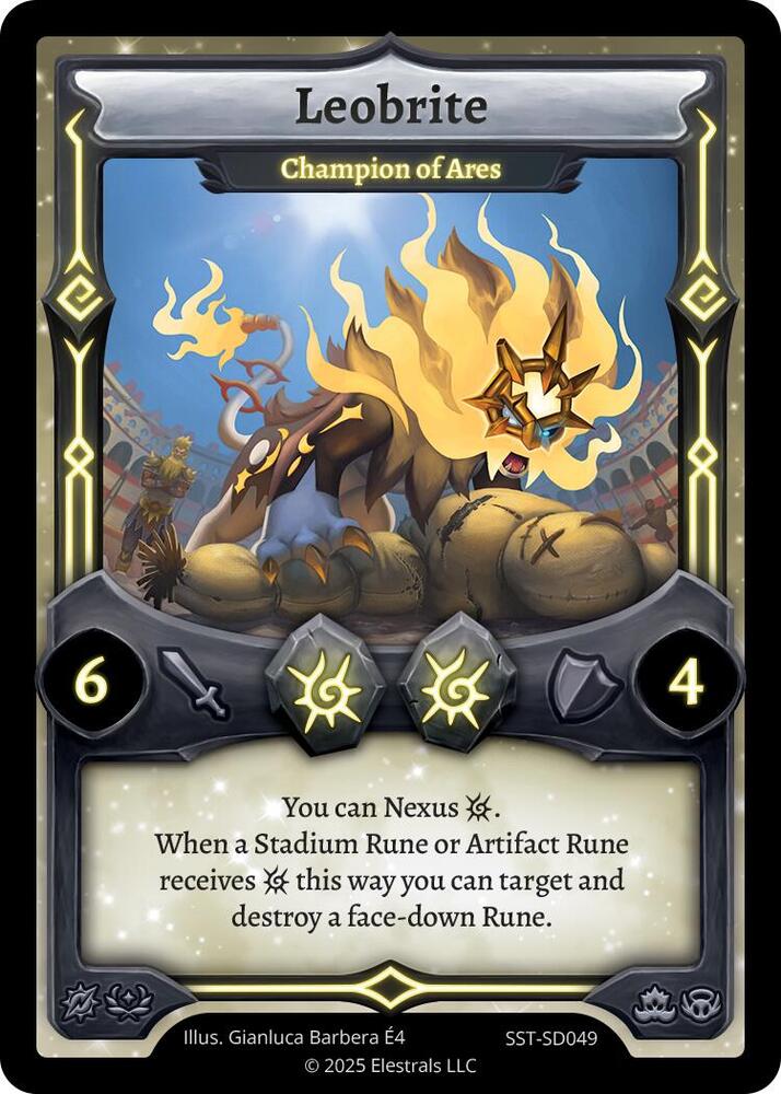 Leobrite - Champion of Ares