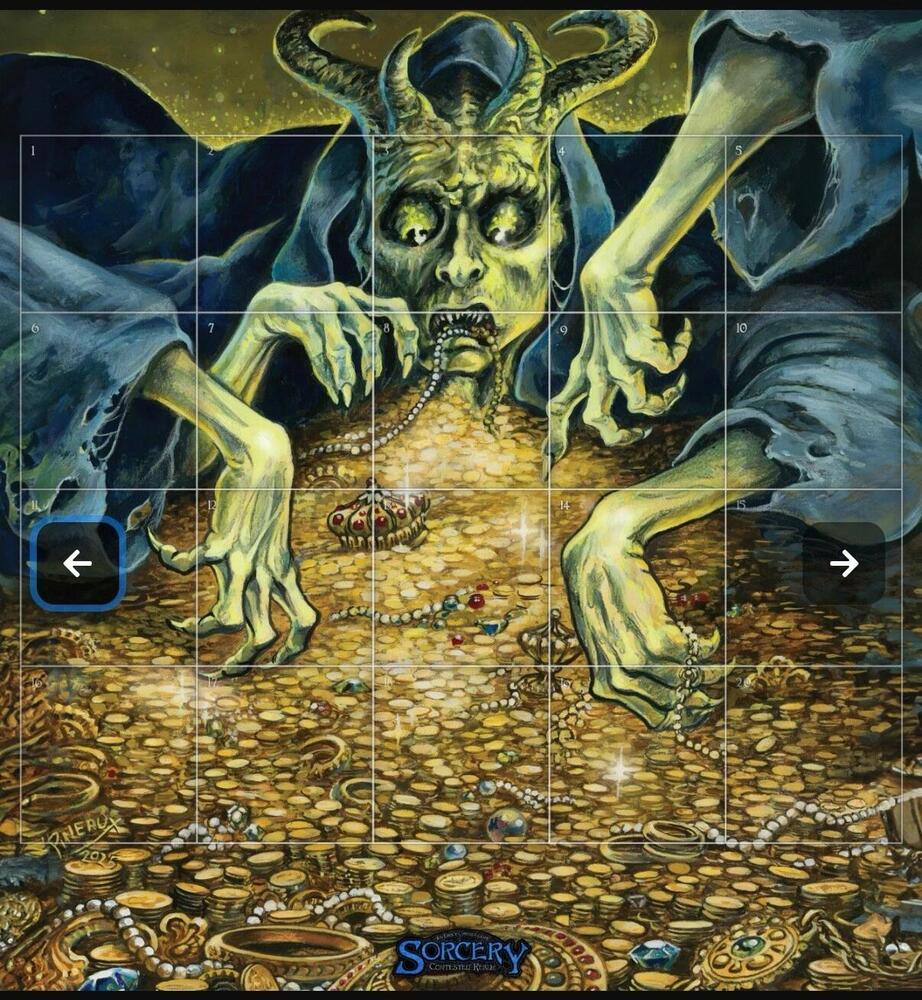 Sorcery Contested Realm Lord of Greed Playmat — playmat