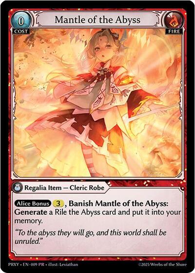 Mantle of the Abyss card