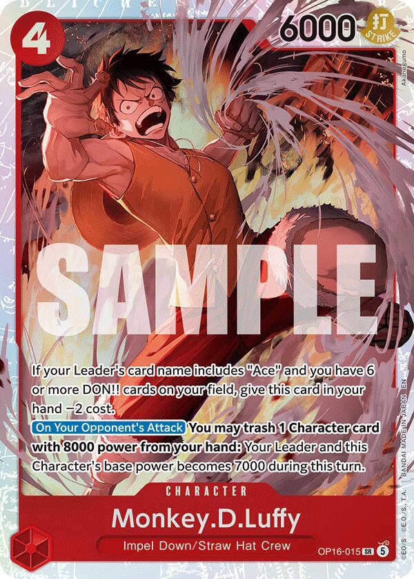 Monkey.D.Luffy - The Time of Battle - One Piece Card Game