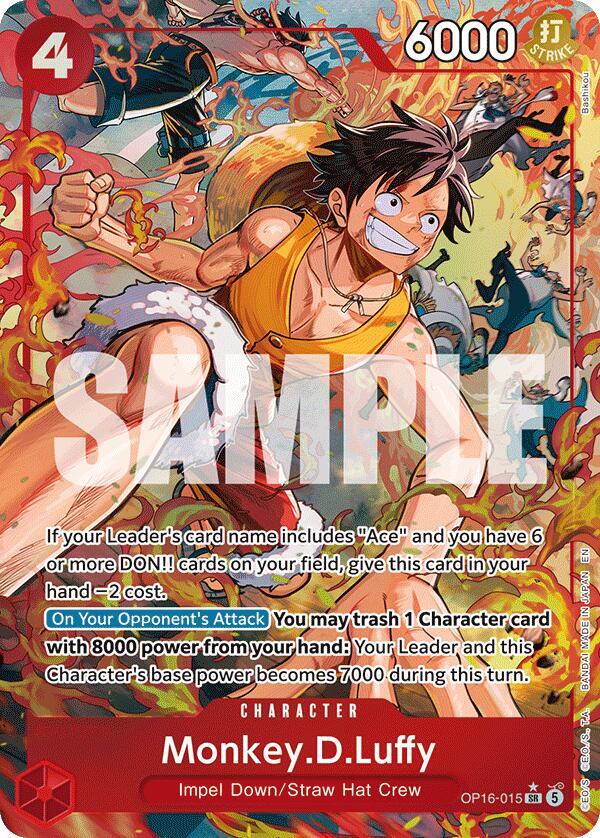 Monkey.D.Luffy (Alternate Art) - The Time of Battle - One Piece