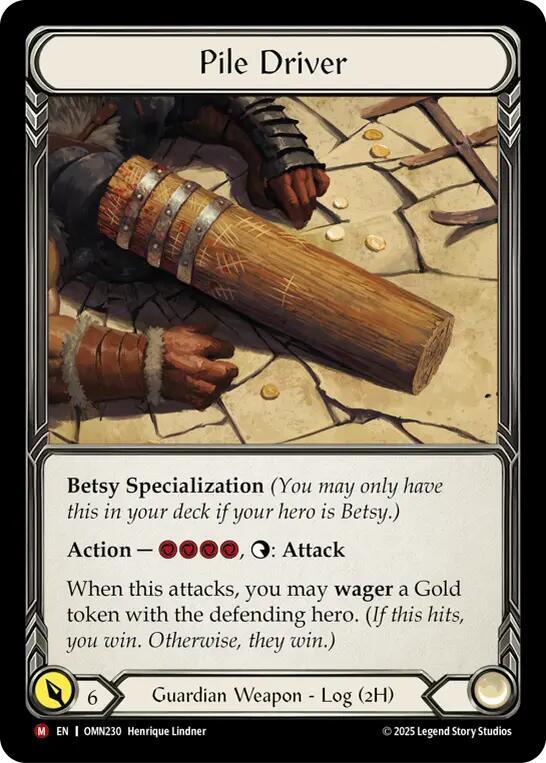 Pile Driver - Omens of the Third Age - Flesh and Blood TCG