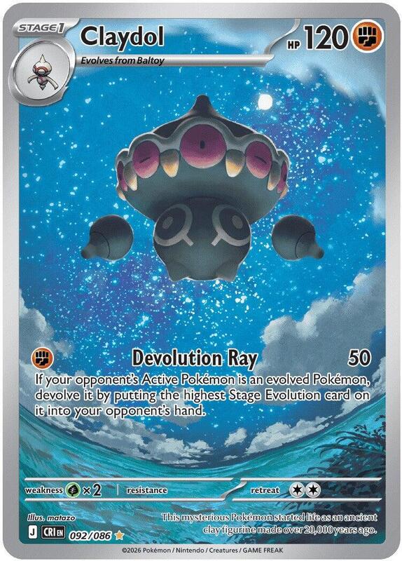 Claydol 092/086 from ME04: Chaos Rising