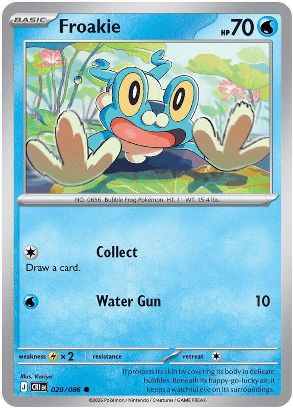 Froakie 020/086 from ME04: Chaos Rising