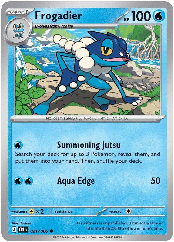 Frogadier 021/086 from ME04: Chaos Rising