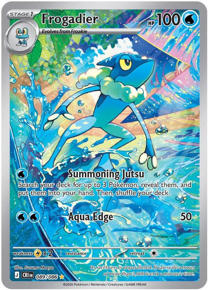 Frogadier 089 086 ME04 Chaos Rising Pokemon TCGplayer Frogadier 089 086 ME04 Chaos Rising Pokemon TCGplayer