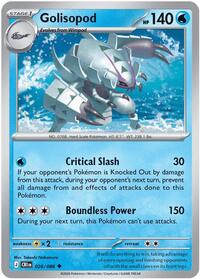 Golisopod #026/086 from ME04: Chaos Rising Pokemon card image