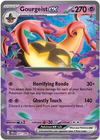 Gourgeist ex #041/086 from ME04: Chaos Rising Pokemon card image