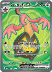 Gourgeist ex #102/086 from ME04: Chaos Rising Pokemon card image