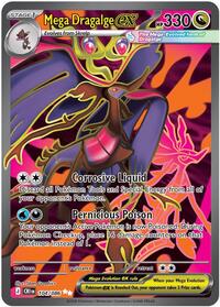 Mega Dragalge ex #104/086 from ME04: Chaos Rising Pokemon card image