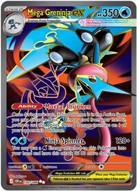Mega Greninja ex from Chaos Rising