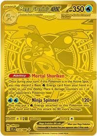 Mega Greninja ex from Chaos Rising